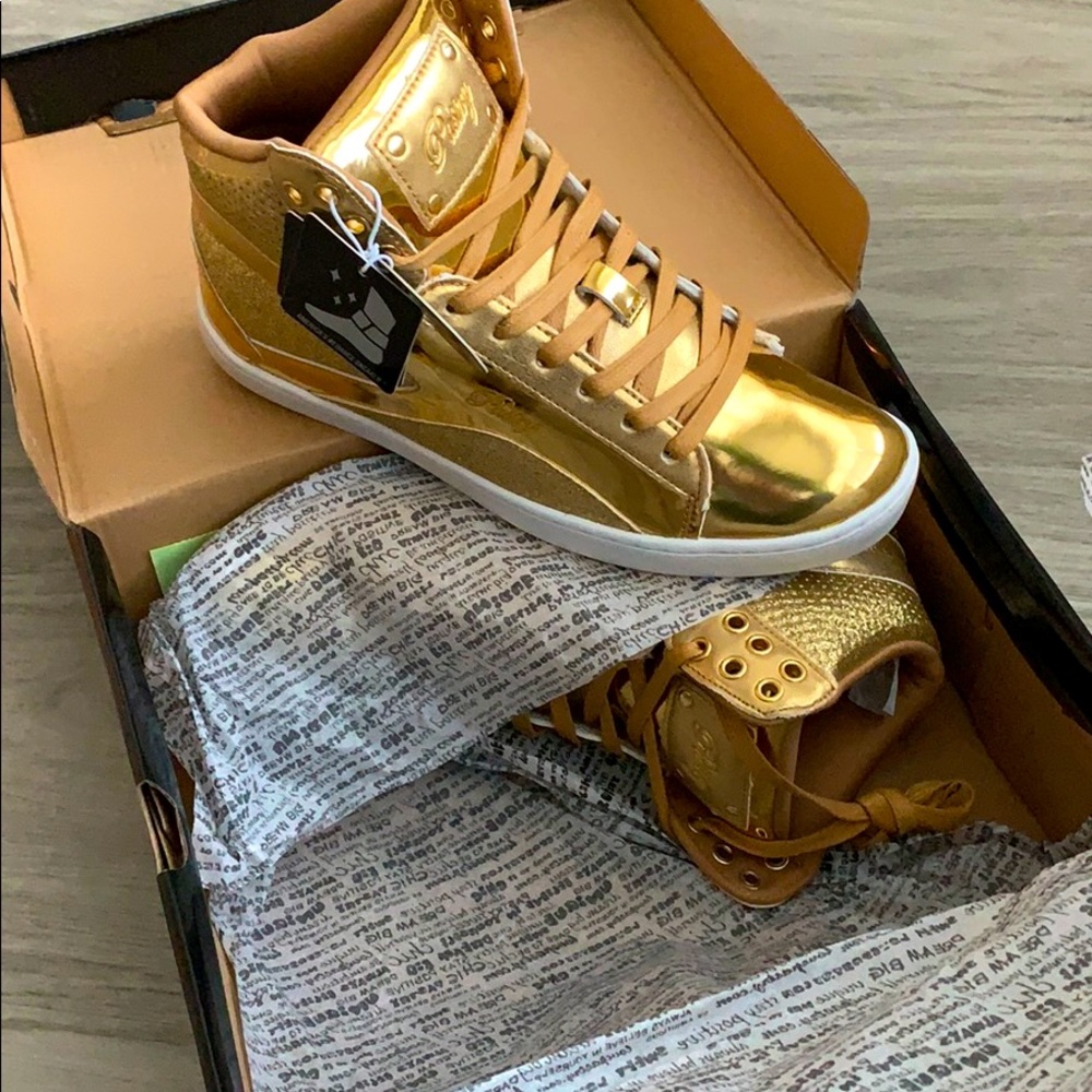 COPY - Glam Pie Glitter Dance Sneakers